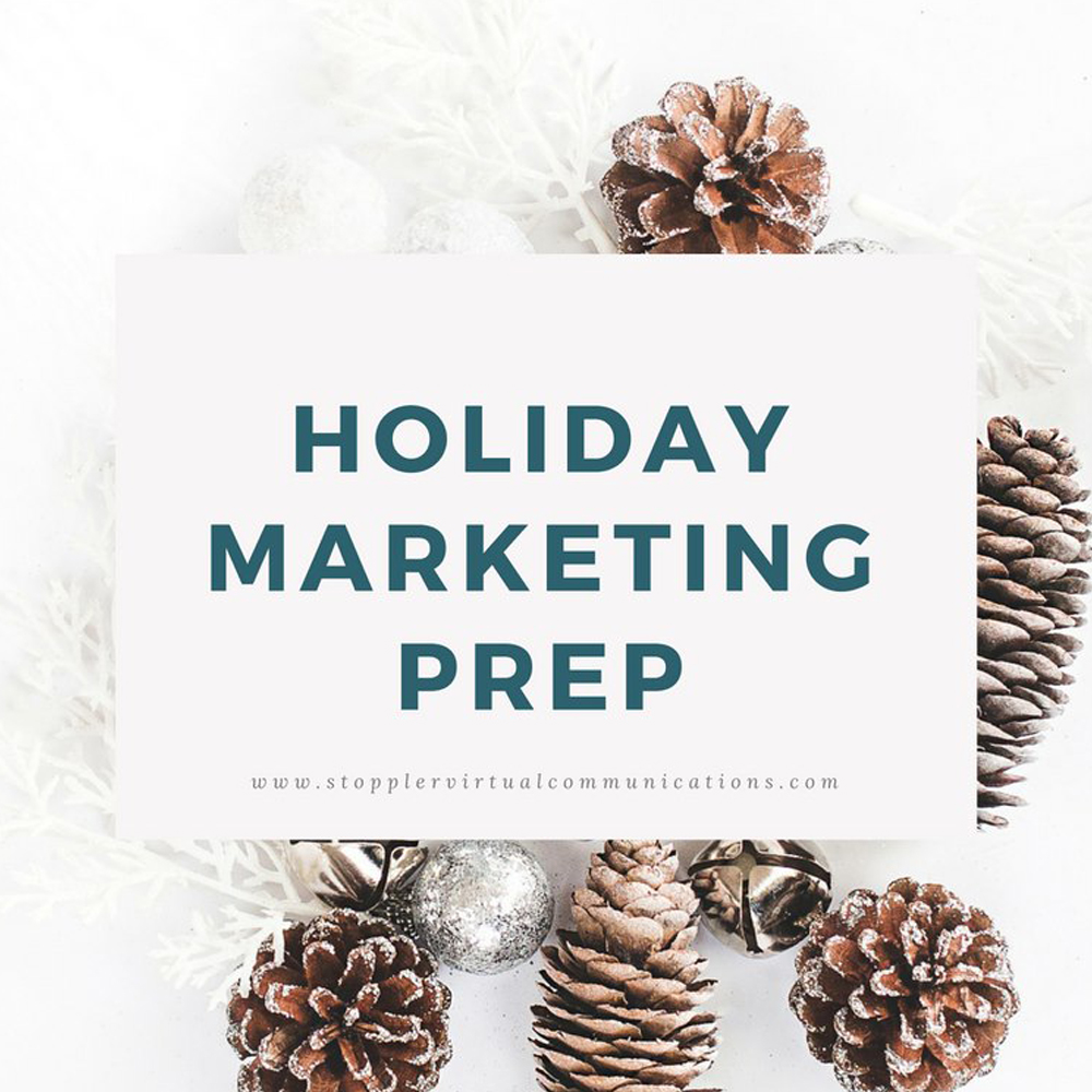 holiday marketing prep